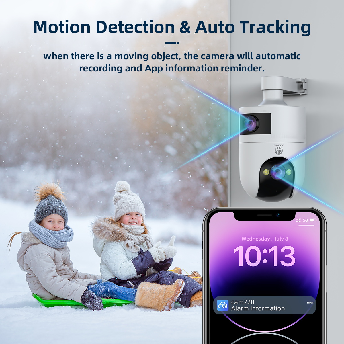 4K PTZ IP Camera Outdoor Water - Baby Monitor Split Screen บทวิจารณ์และราคา