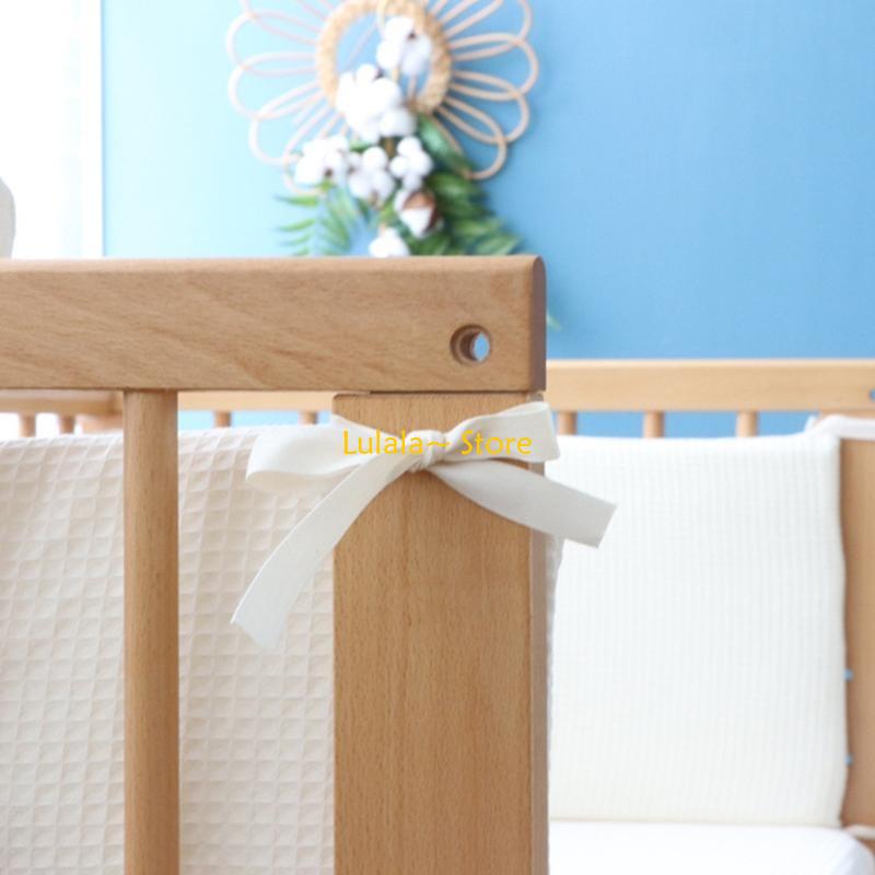 Y4QA 200x32cm Baby Cot Bumper  - Baby Nursery Cushion บทวิจารณ์และราคา