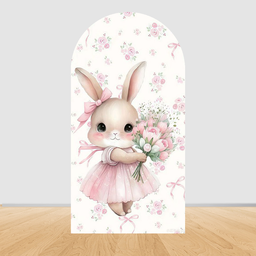 Easter Bunny Arch Backdrop,Rab - Baby Nursery Hanging Decor บทวิจารณ์และราคา