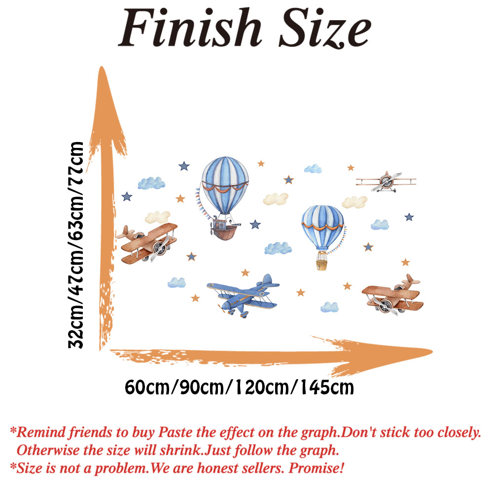 Cartoon Airplanes Hot Airballo - Baby Nursery Artwork บทวิจารณ์และราคา